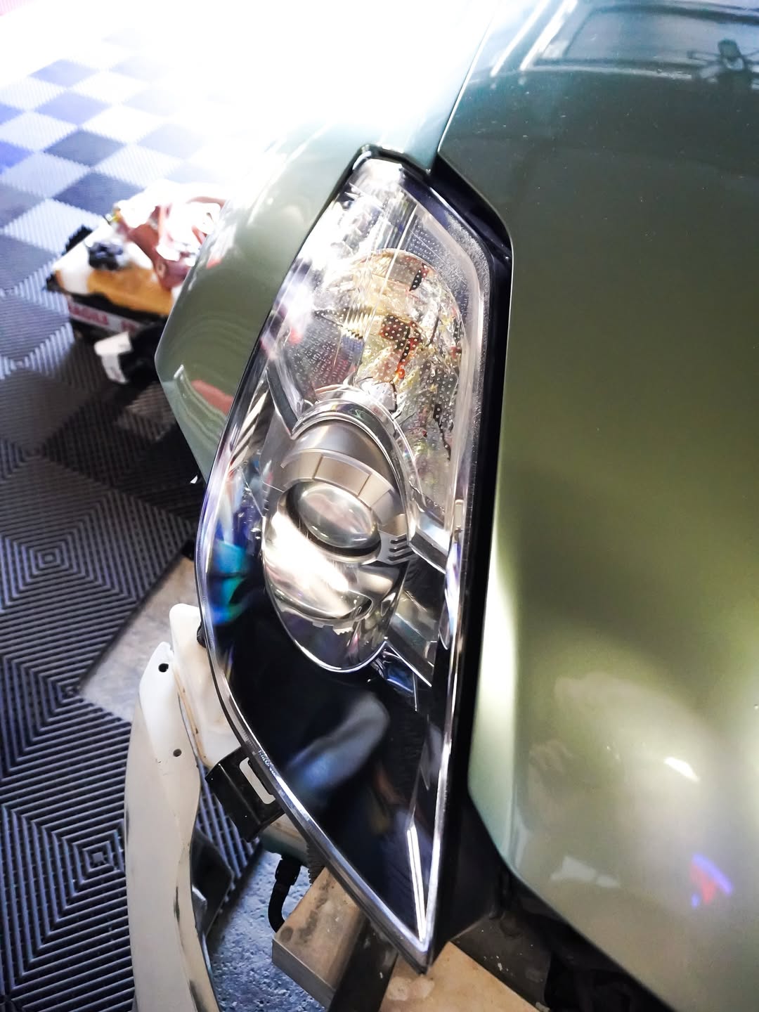 Ravoony Plus PET Ferrari Gloss Verde Francesca Green Vinyl Car Wrap review Antonio "The Doc" Marino 02