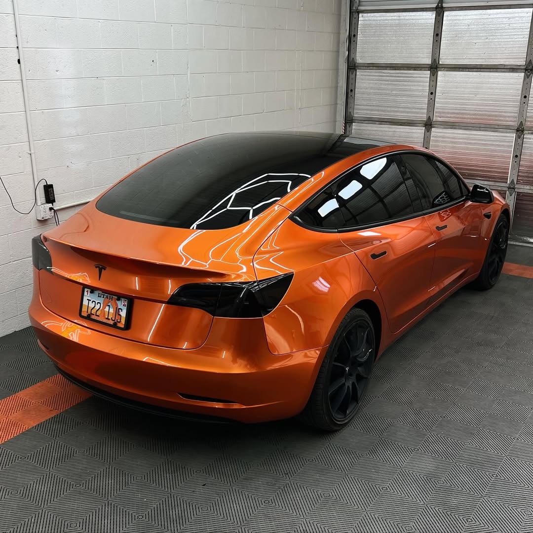 Ravoony Plus PET Glossy Metallic Copper Car Wrap review Flare Vehicle Wraps