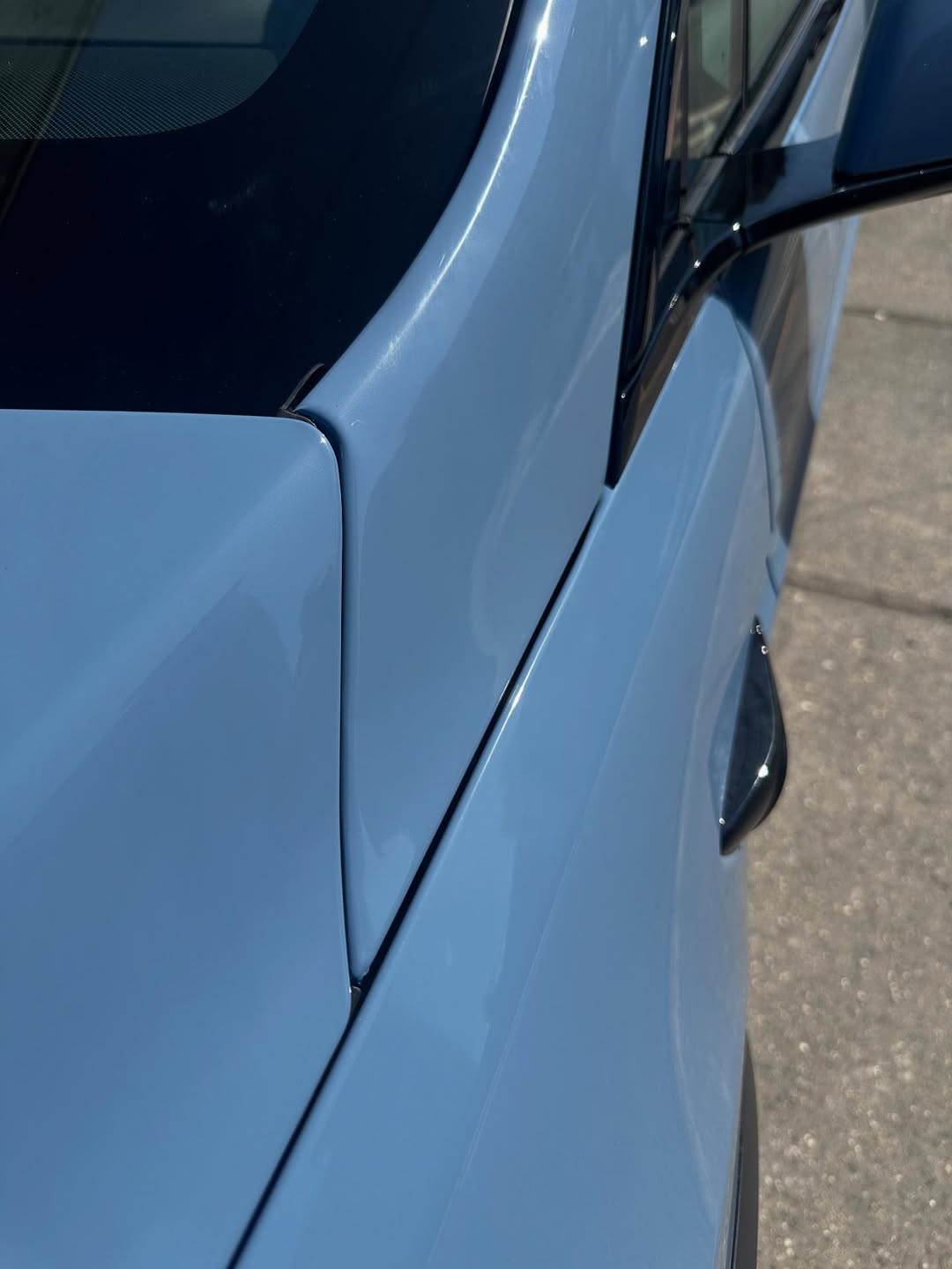 Ravoony Plus PET Gloss China Blue Car Vinyl Wrap review True Blue Studio 01