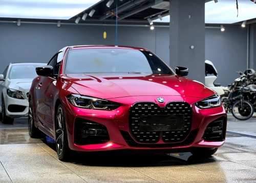 Ravoony Plus PET Glossy Metallic Rubellite Purple Vinyl Wrap review 