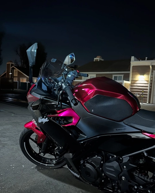 Ravoony Plus PET Glossy Metallic Rubellite Purple Vinyl Wrap review 