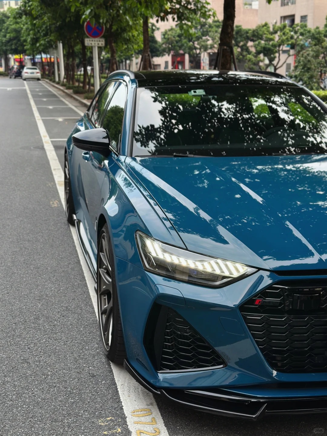 Ravoony Basic PET Gloss Butterfly Valley Blue Vinyl Car Wrap review Maya Chen 01