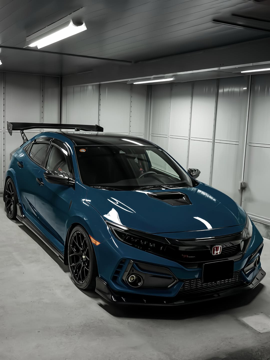 Ravoony Basic PET Gloss Butterfly Valley Blue Vinyl Car Wrap review Leo Ocean 00