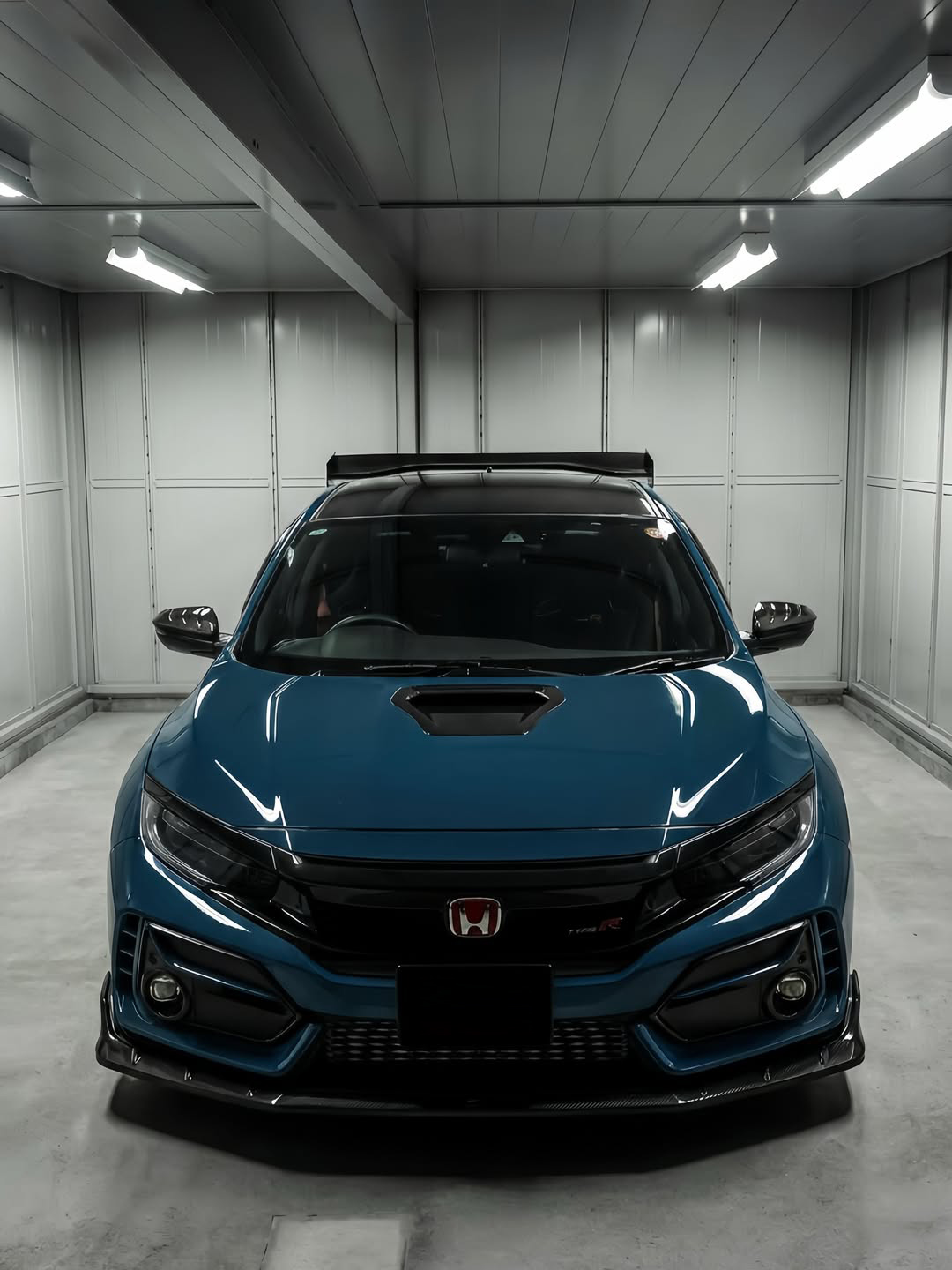 Ravoony Basic PET Gloss Butterfly Valley Blue Vinyl Car Wrap review Leo Ocean 03