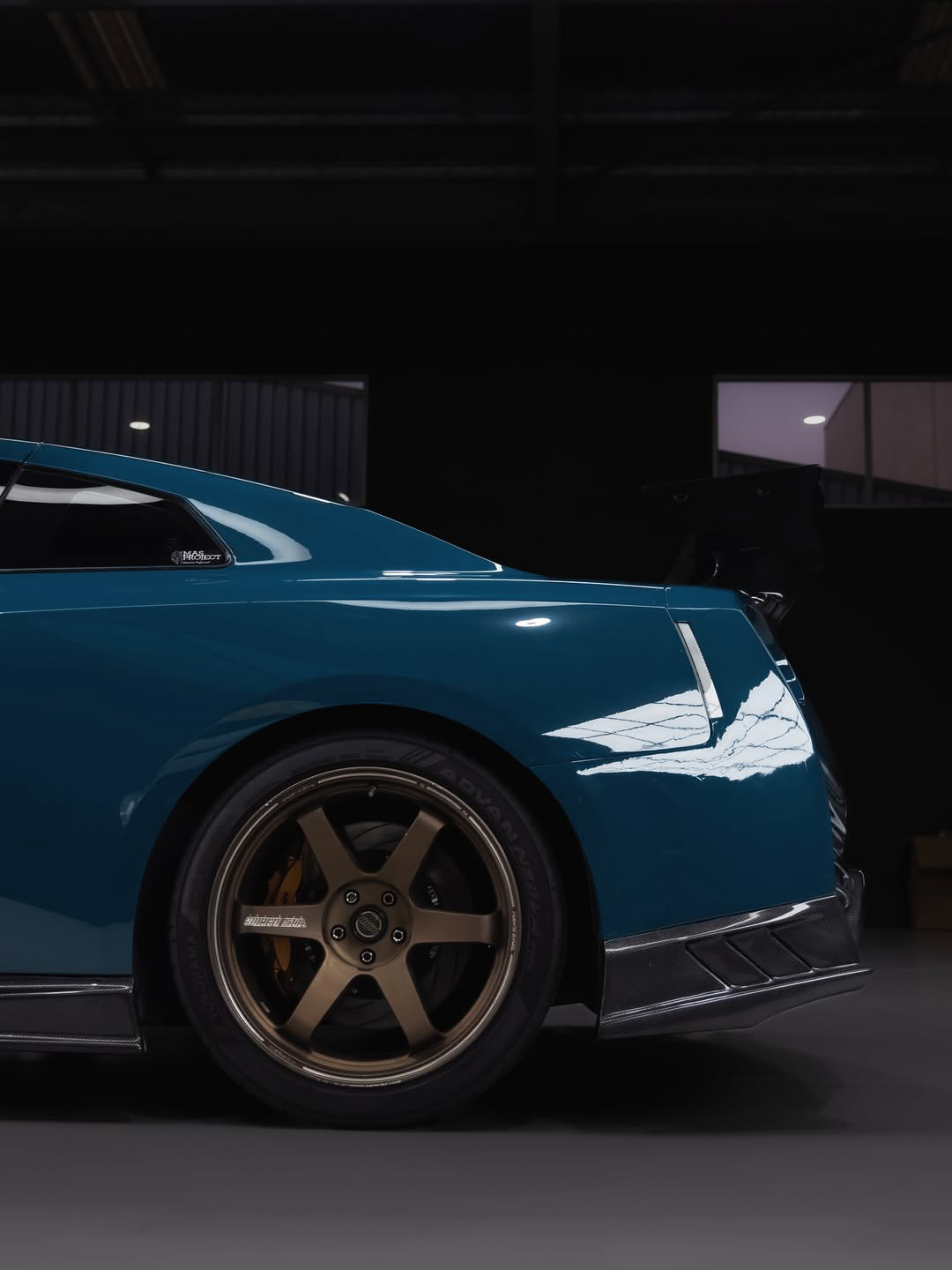 Ravoony Basic PET Gloss Butterfly Valley Blue Vinyl Car Wrap review Luna Reef 04