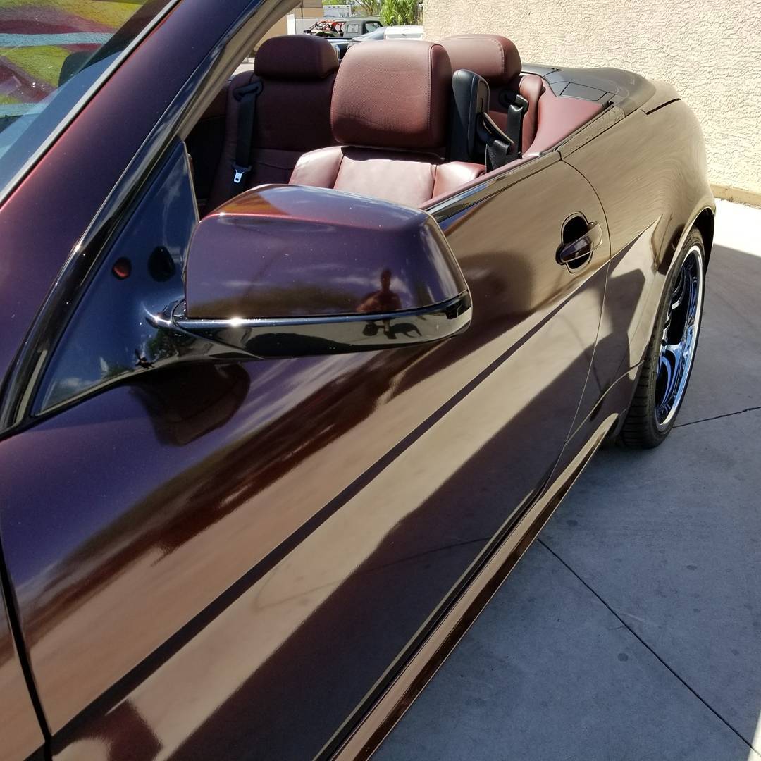 Ravoony Plus PET Gloss Black Rose Vinyl Wrap review Crimson Eclipse Wraps 03