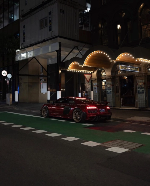 Ravoony Plus PET Liquid Metallic Dragon Blood Red Vinyl Car Wrap review 