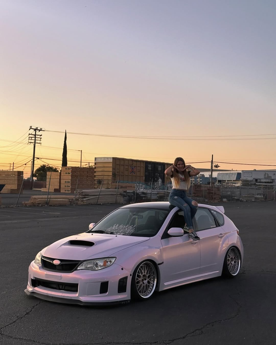 Ravoony Plus Glossy Flower Pink Car Wrap review Delilah Shimer 00