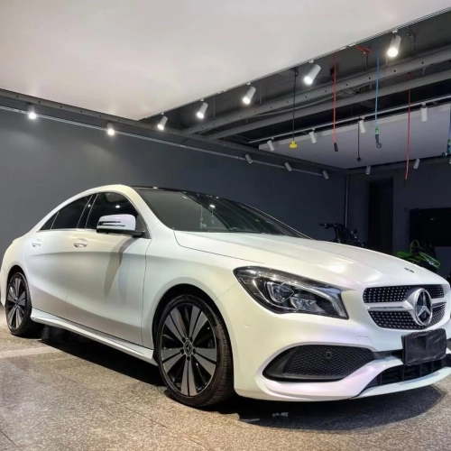 Ravoony Plus PET Glossy White to Purple Vinyl Car Wrap review 