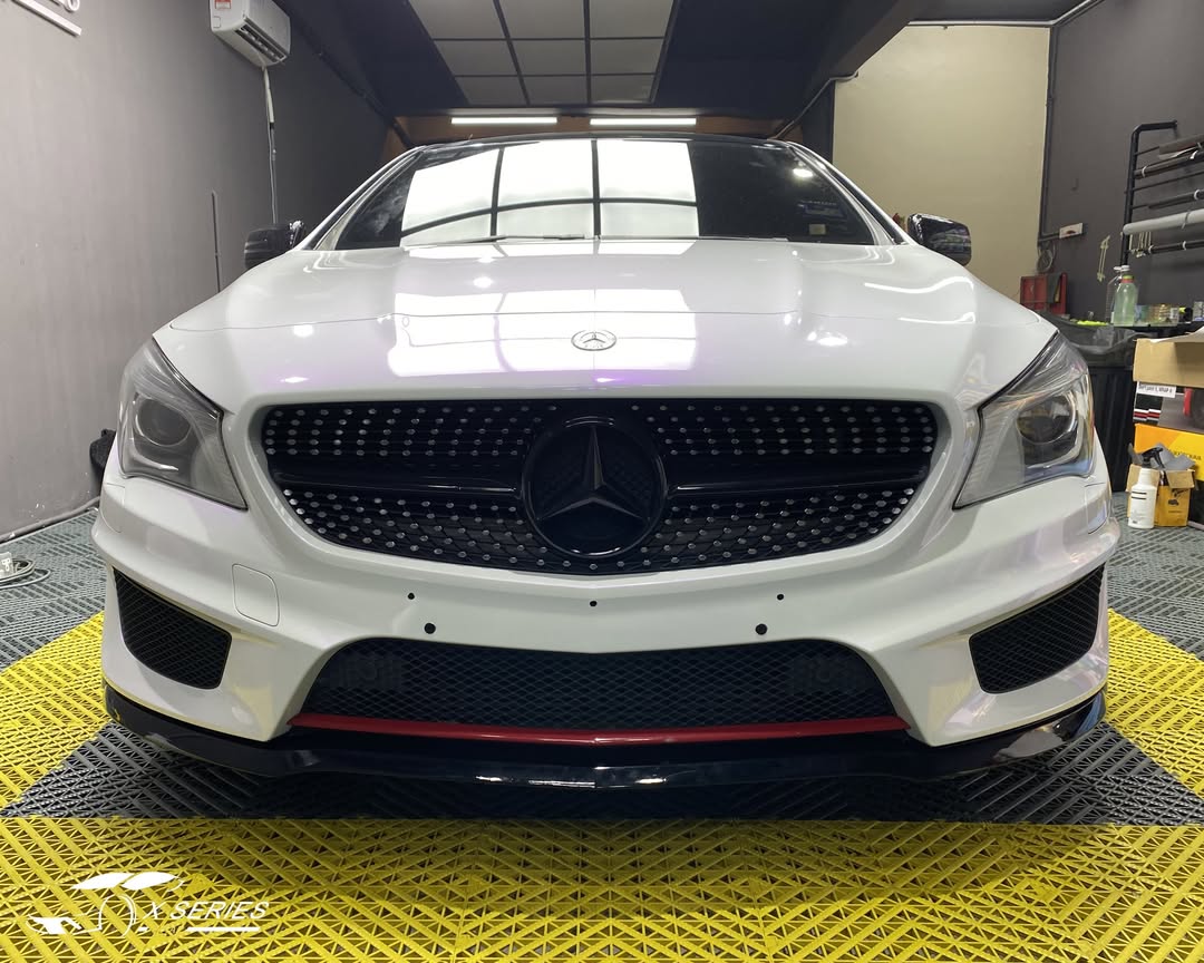 Ravoony Plus PET Glossy White to Purple Vinyl Car Wrap review Orion Bloom 02