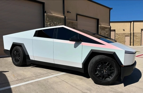 Ravoony Plus PET Matte White To Pink Car Vinyl Wrap review 