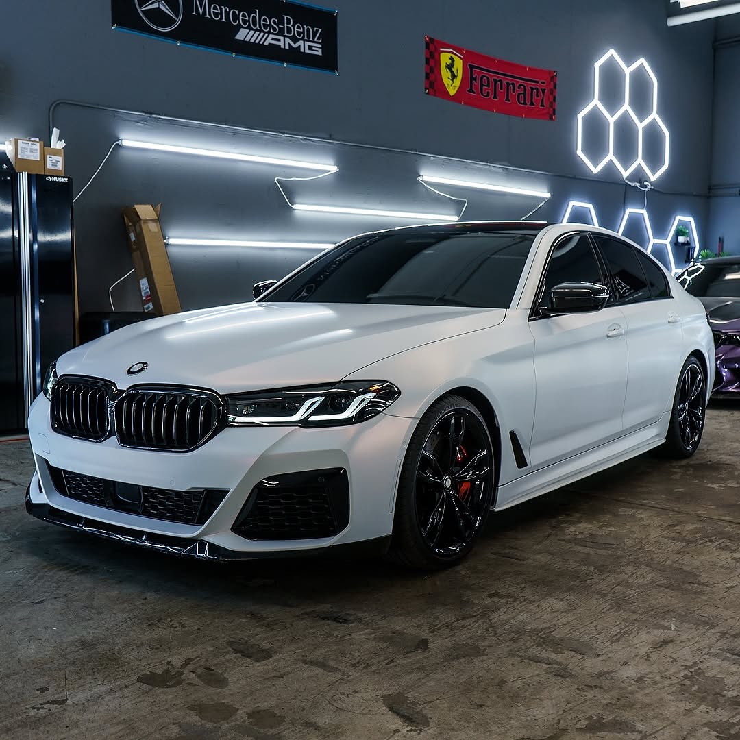 Ravoony Plus PET Matte White To Pink Car Vinyl Wrap review Mist Wrap Co. 00