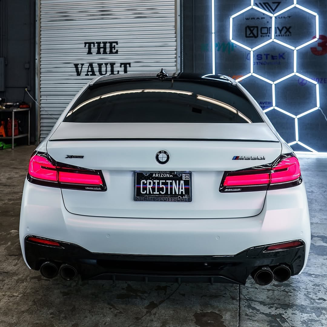 Ravoony Plus PET Matte White To Pink Car Vinyl Wrap review Mist Wrap Co. 05