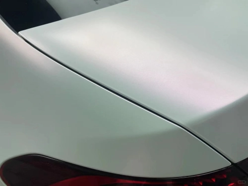 Ravoony Plus PET Matte White To Pink Car Vinyl Wrap review 