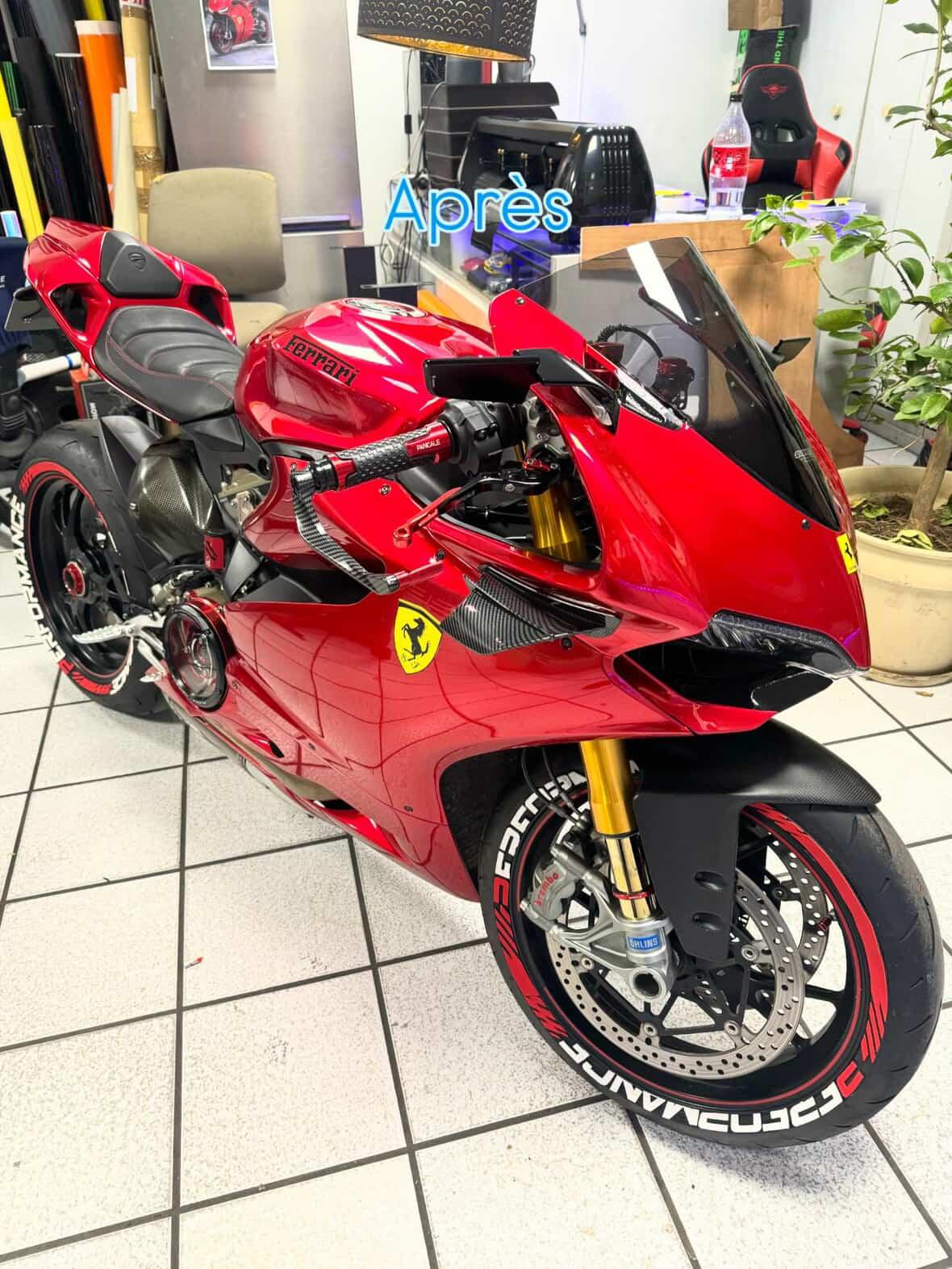 Ravoony Plus Gloss Metallic Vampire Red Vinyl Car Wrap review Alex 01