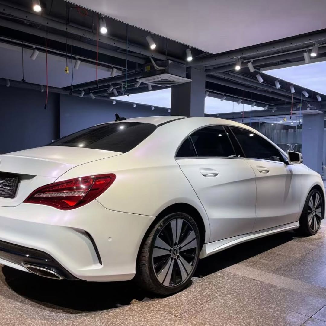 Ravoony Plus Pure Metallic White To Purple Vinyl Car Wrap review Orion Vega 01