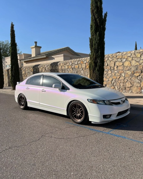 Ravoony Plus Pure Metallic White To Purple Vinyl Car Wrap review 
