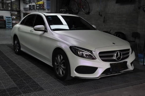 Ravoony Plus Pure Metallic White To Purple Vinyl Car Wrap review 