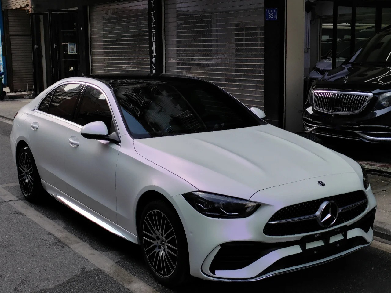 Ravoony Plus Pure Metallic White To Purple Vinyl Car Wrap review Kai Lane 00