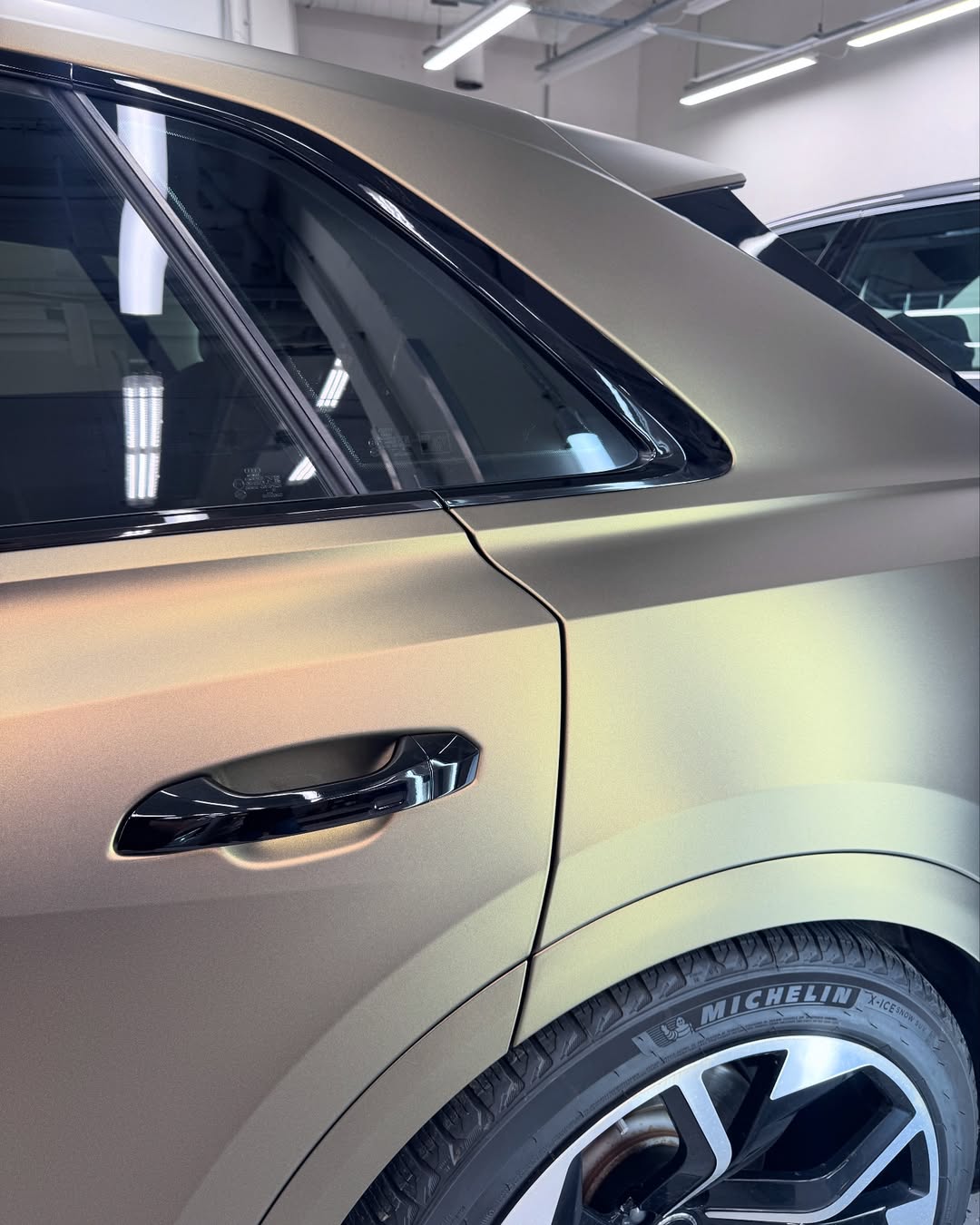 Ravoony Pro TPU Satin Gold Green Color PPF Film review Patina Shield Studio 03