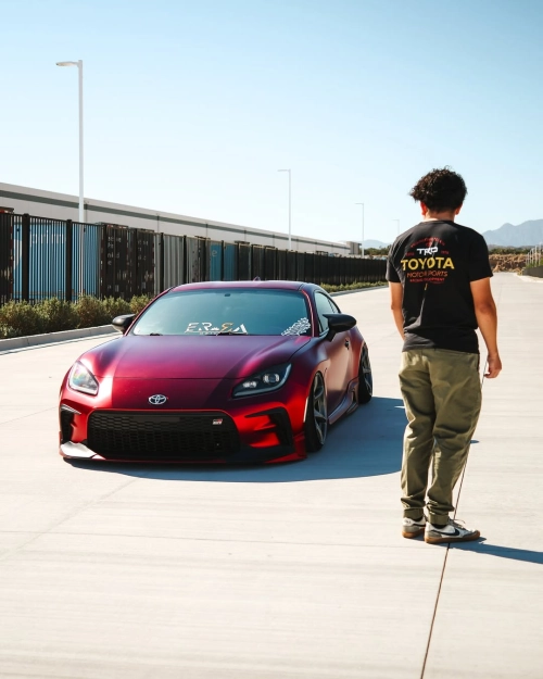 Ravoony Plus PET Matte Chrome Romanee Red Vinyl Car Wrap review Gilbert Chitwoodn