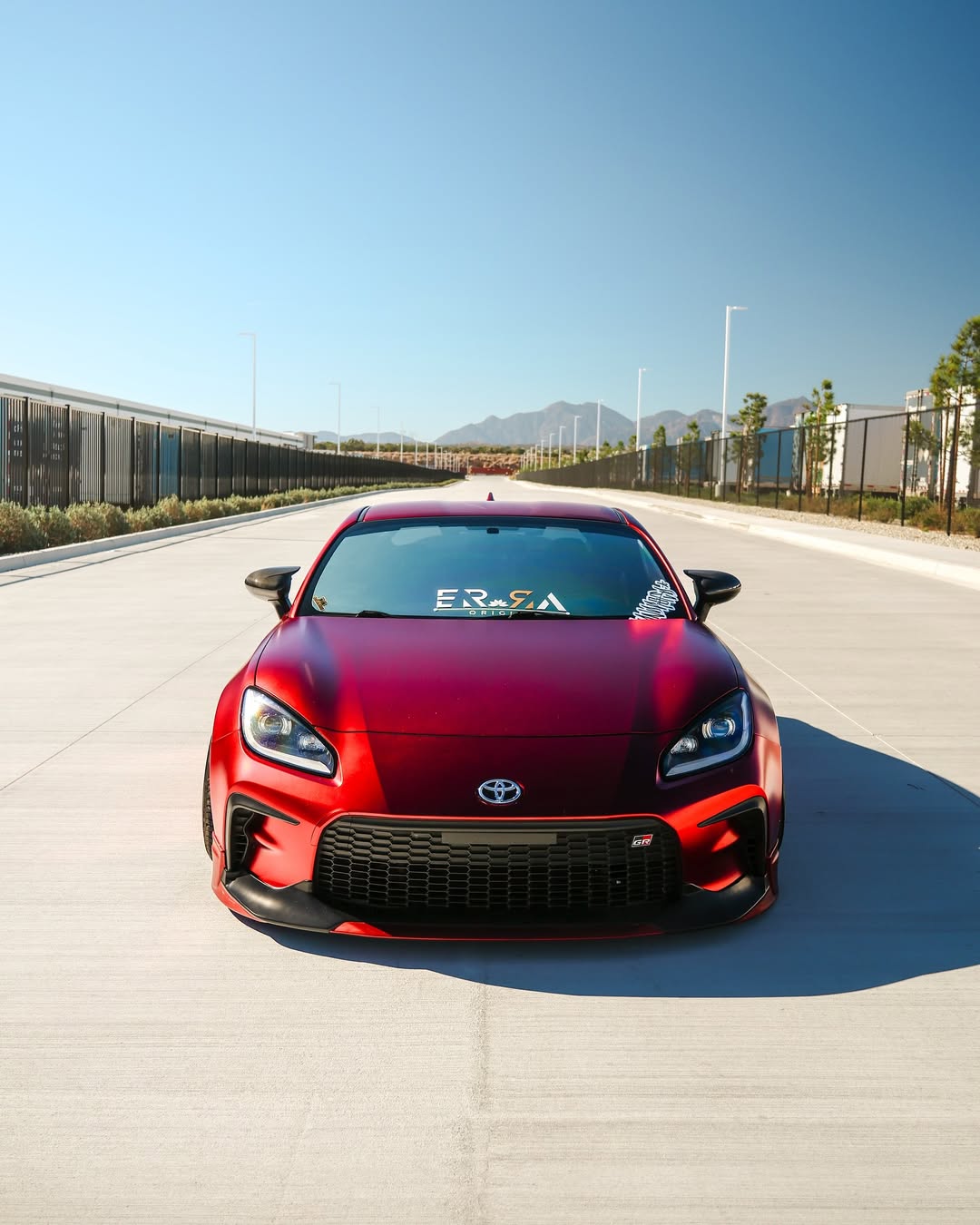 Ravoony Plus PET Matte Chrome Romanee Red Vinyl Car Wrap review Gilbert Chitwoodn 03