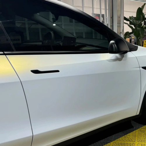    Ravoony Plus Satin Ceramic White to Gold Car Wrap review 