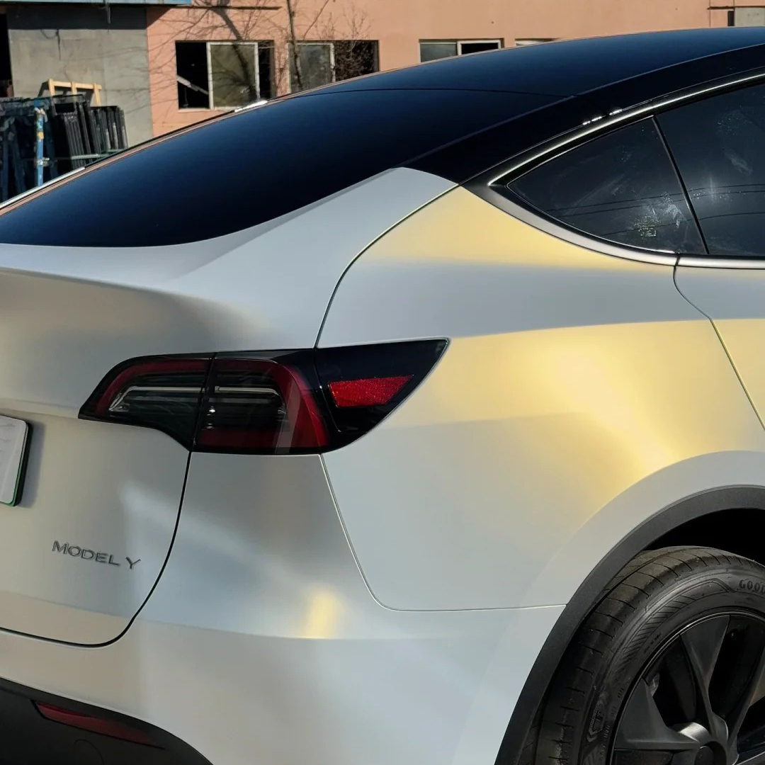    Ravoony Plus Satin Ceramic White to Gold Car Wrap review jason sheng 00