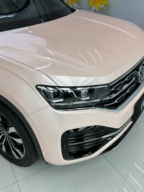 Ravoony Plus Gloss Macaron Peach Pink Vinyl Car Wrap review 