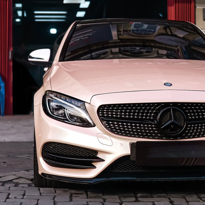 Ravoony Plus Gloss Macaron Peach Pink Vinyl Car Wrap review Nora Park 01