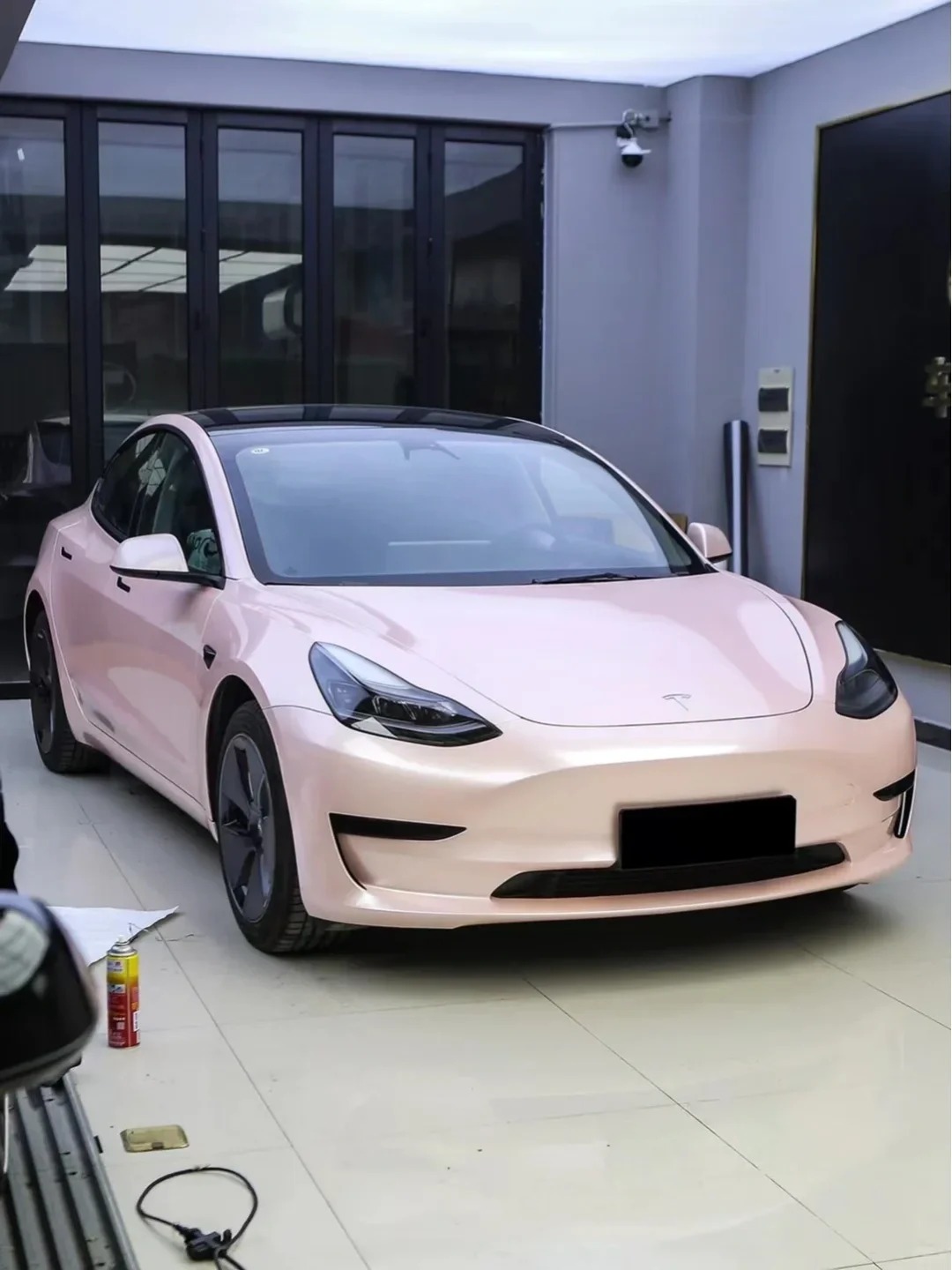 Ravoony Plus Gloss Macaron Peach Pink Vinyl Car Wrap review Asher Peach 01