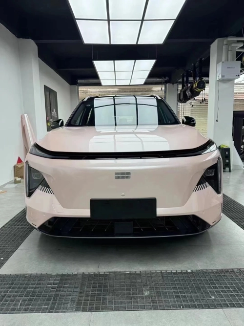 Ravoony Plus Gloss Macaron Peach Pink Vinyl Car Wrap review 