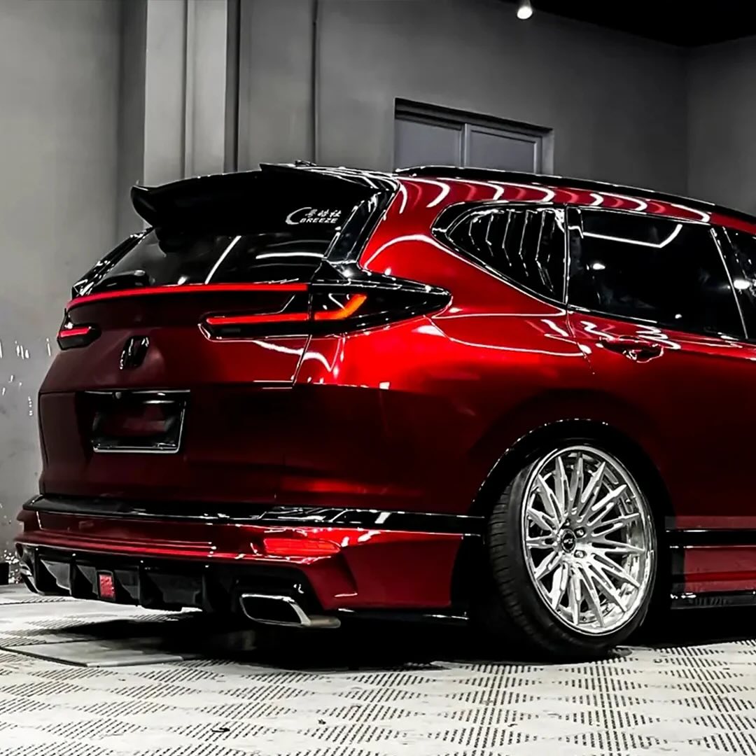 Ravoony Plus PET Tesla Gloss Midnight Cherry Red Vinyl Car Wrap review Owen Shaw 01