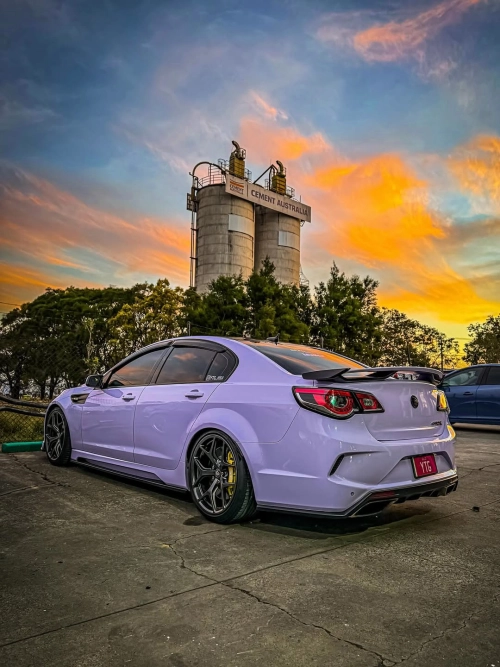 Ravoony Plus PET Gloss Victoria Purple Car Vinyl Wrap review 