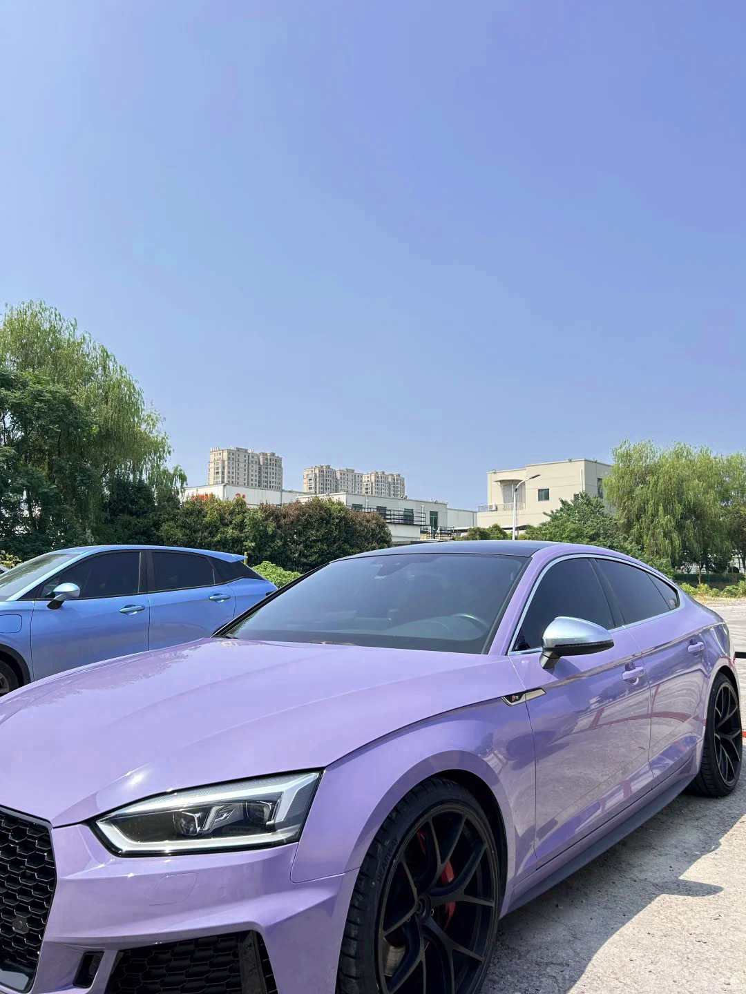 Ravoony Plus PET Gloss Victoria Purple Car Vinyl Wrap review Benjamin Taylor 01
