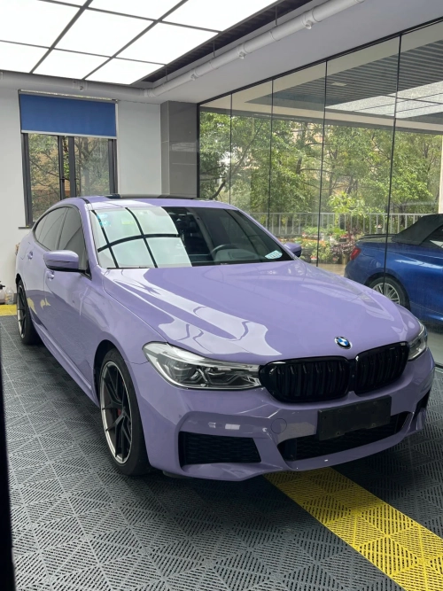 Ravoony Plus PET Gloss Victoria Purple Car Vinyl Wrap review 
