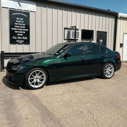 Ravoony Plus PET Blackish Green Car Vinyl Wrap review 