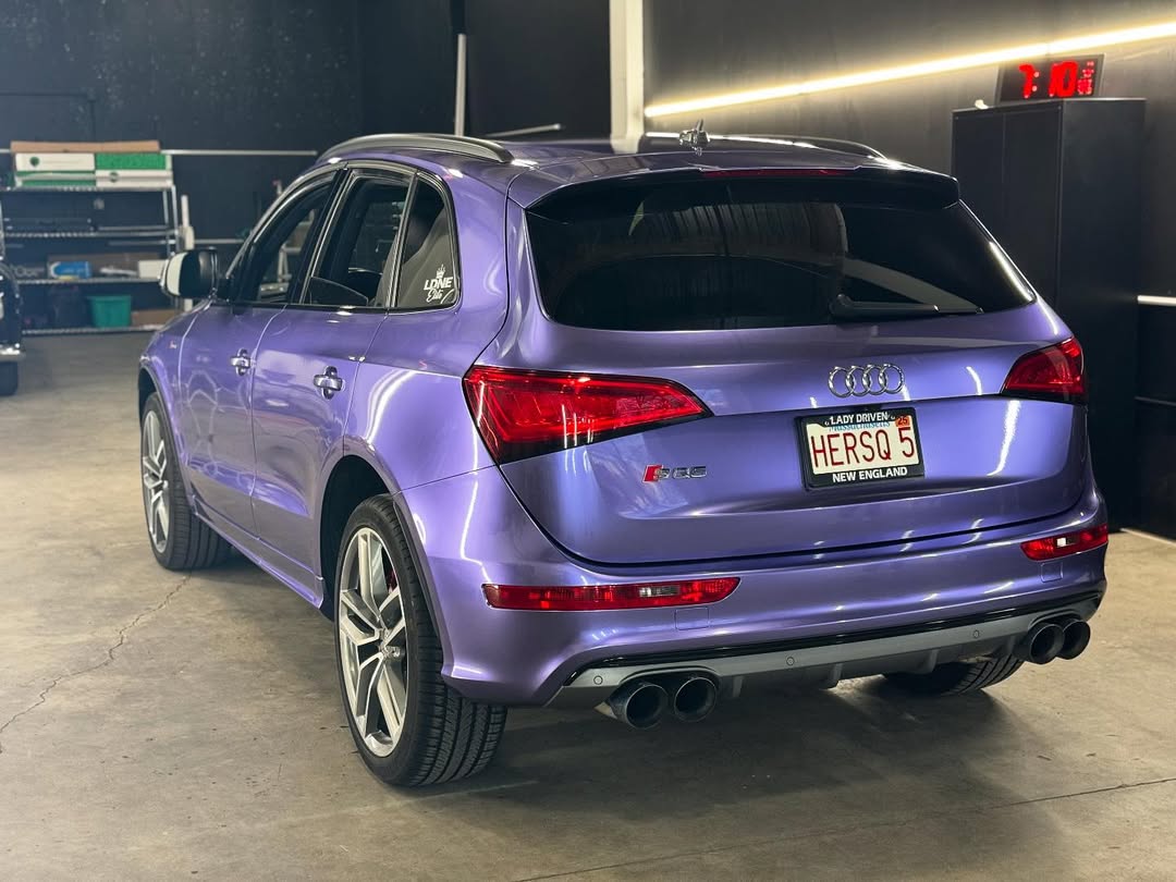 Ravoony Plus PET Gloss Liquid Metallic Viola Purple Car Wrap review Emily Clark 02