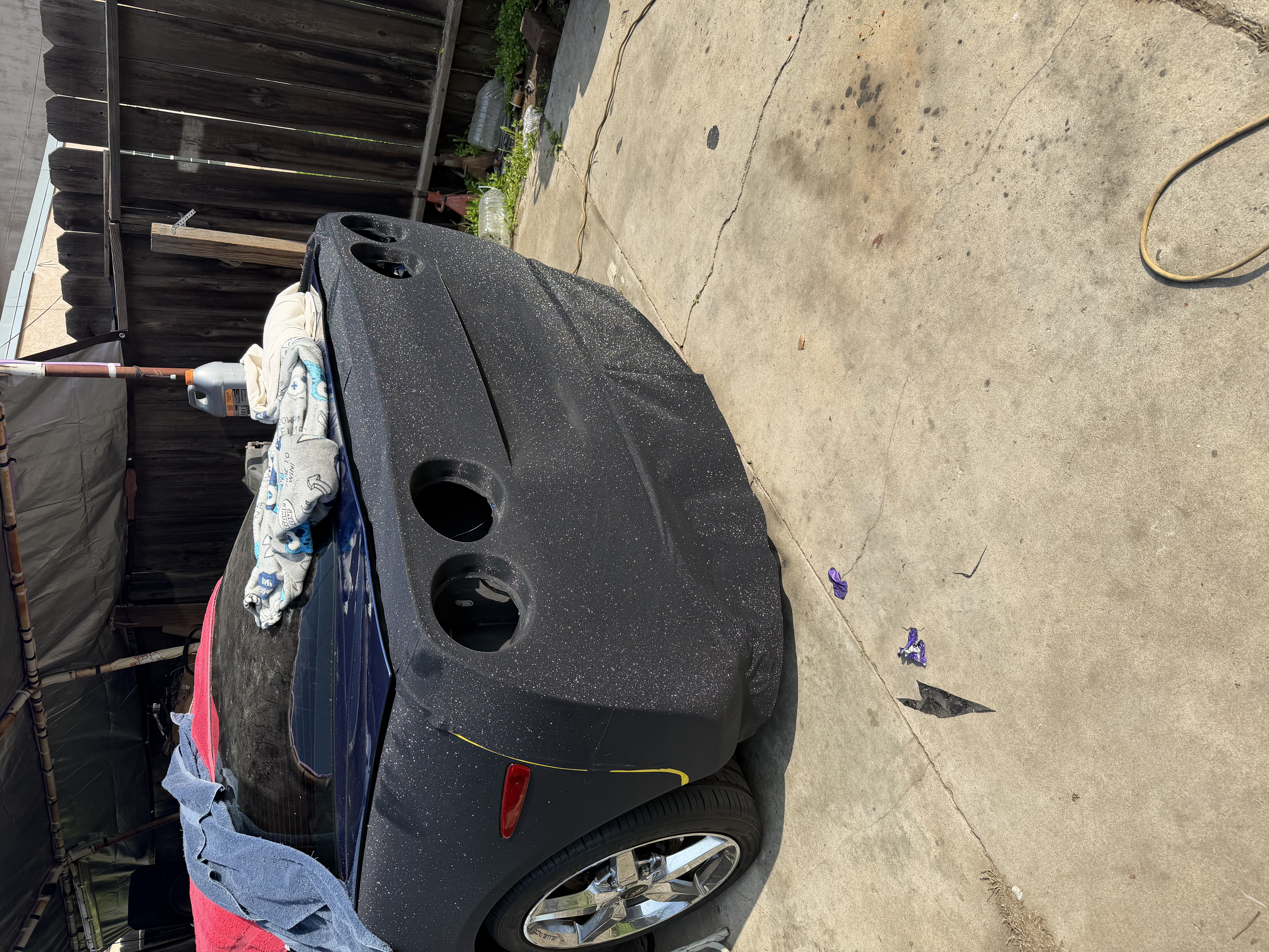 Ravoony Plus PET Super Glitter Black Car Vinyl Wrap review My name is Liliana 04