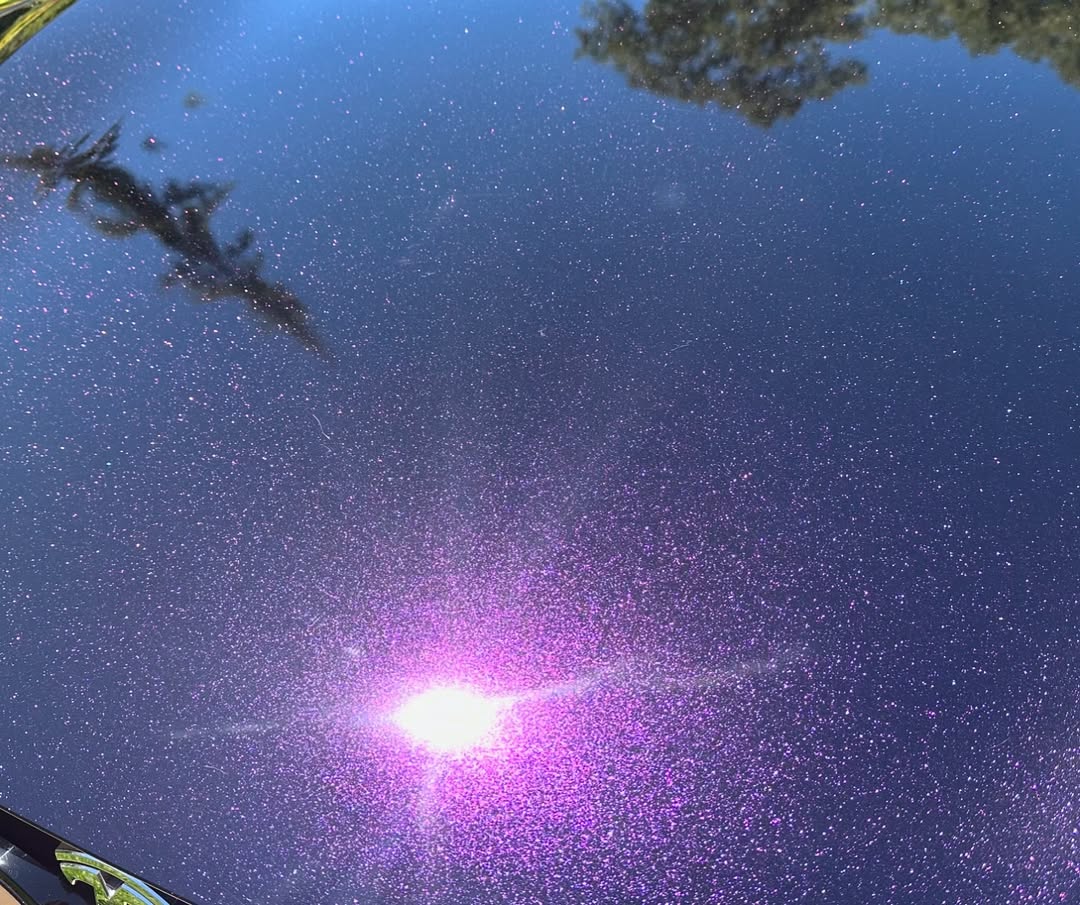 Ravoony Plus PET Gloss Ghost Midnight Purple Car Vinyl Wrap review Rosie sheng 01