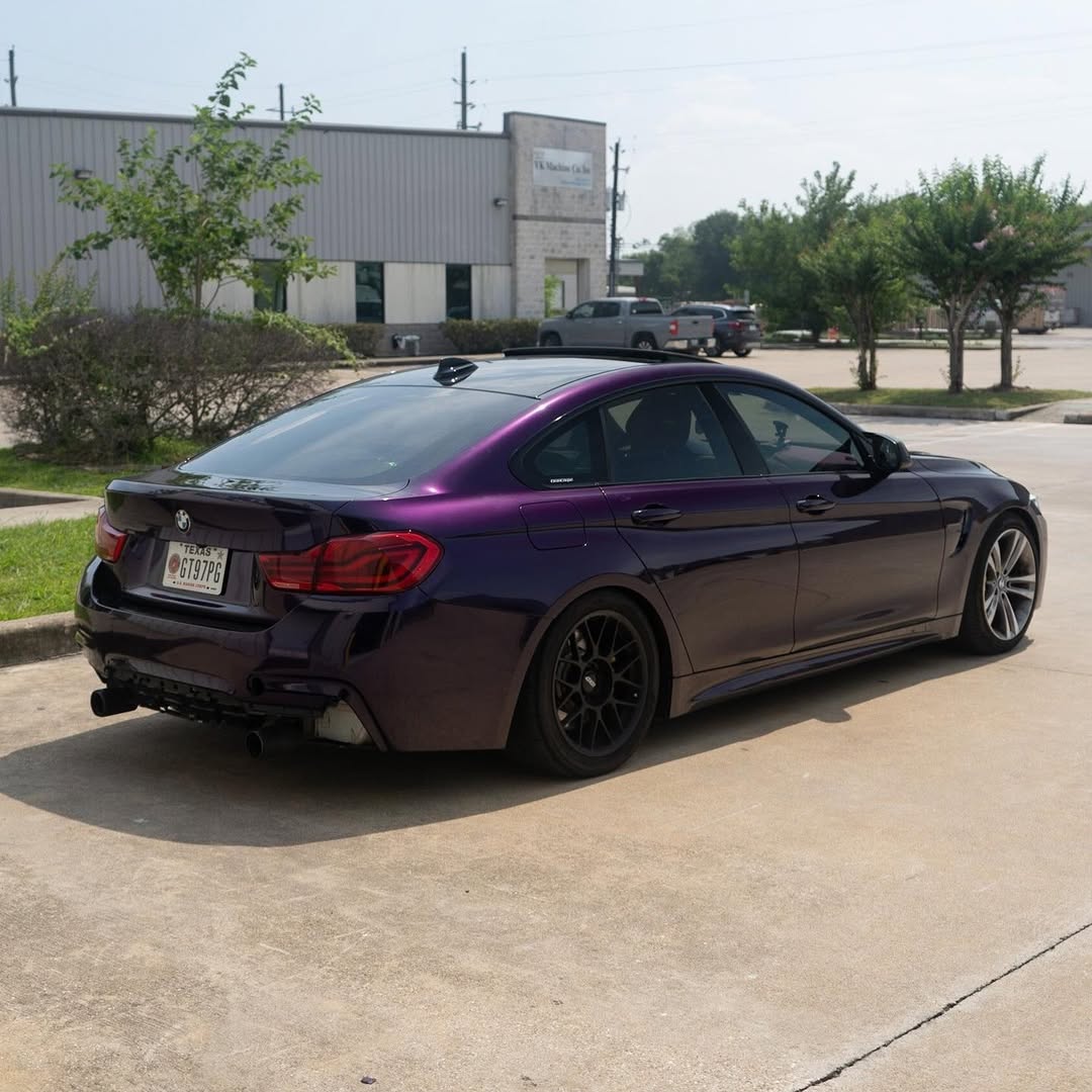 Ravoony Plus PET Gloss Ghost Midnight Purple Car Vinyl Wrap review Chloe sie 03