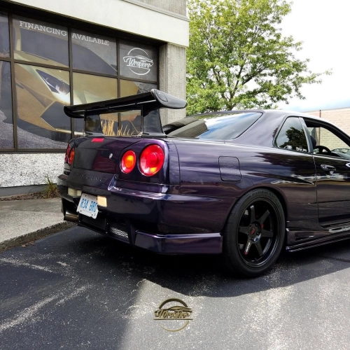 Ravoony Plus PET Gloss Ghost Midnight Purple Car Vinyl Wrap review 