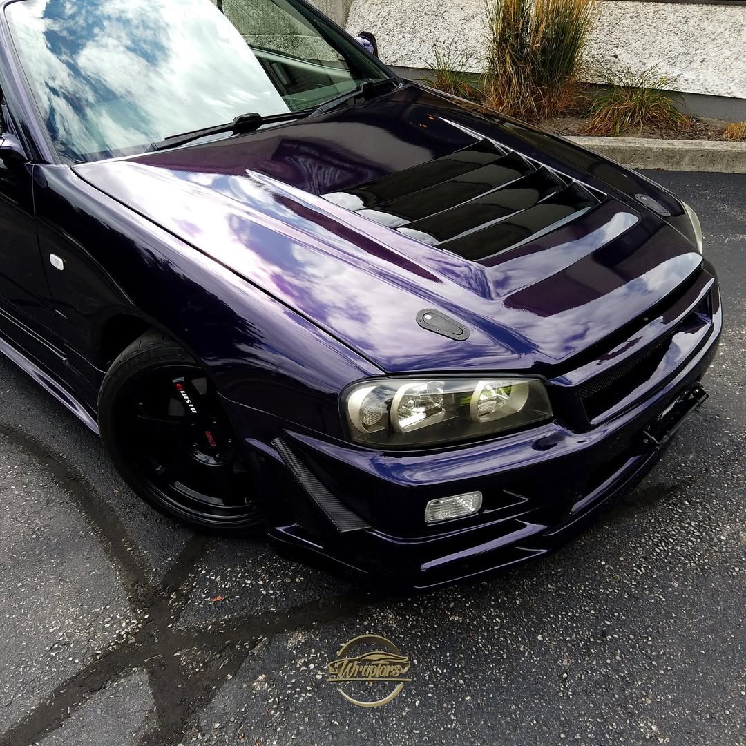 Ravoony Plus PET Gloss Ghost Midnight Purple Car Vinyl Wrap review Derek jdfjdz 02