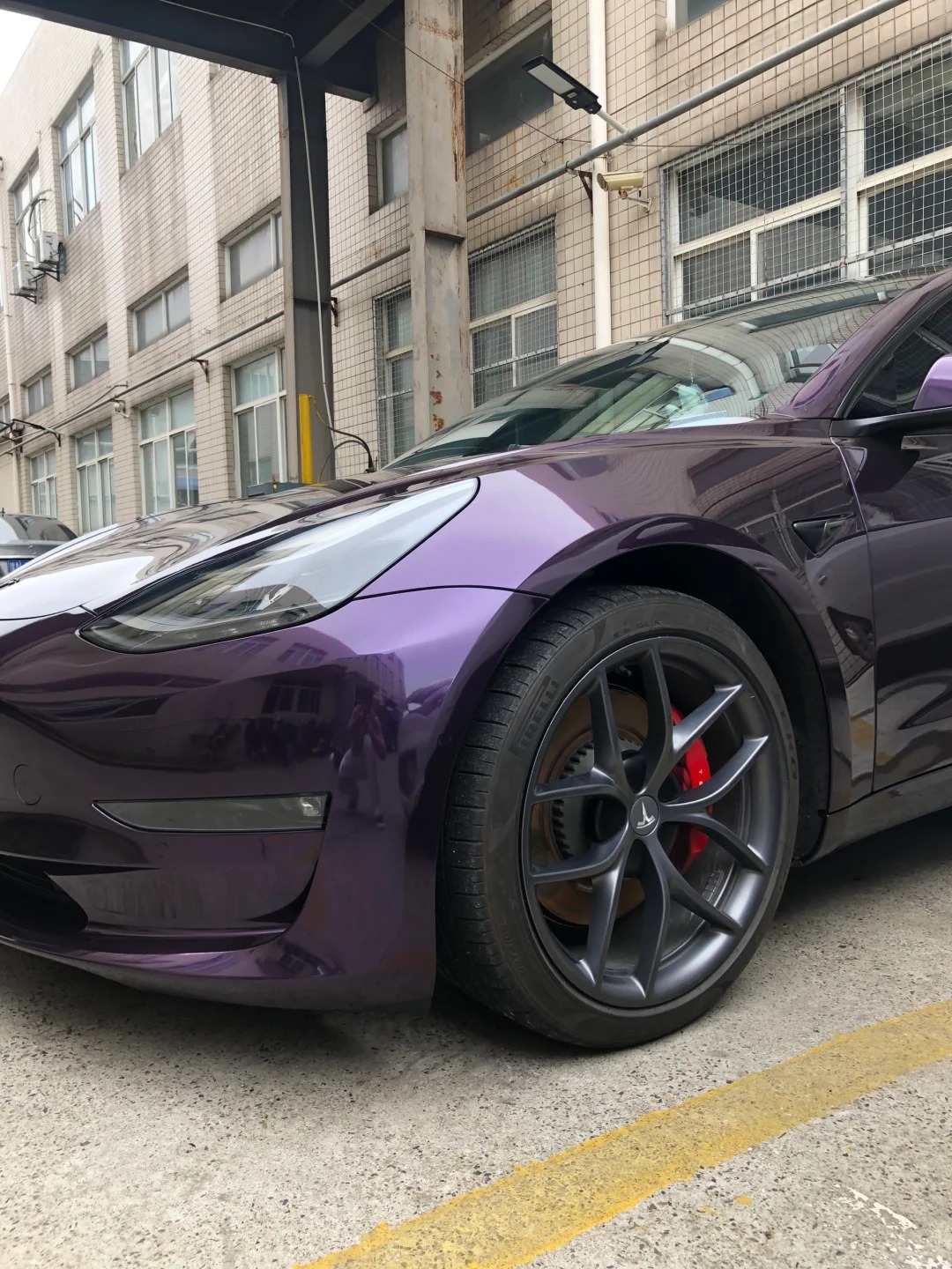 Ravoony Plus PET Gloss Ghost Midnight Purple Car Vinyl Wrap review zoey jndifv 02