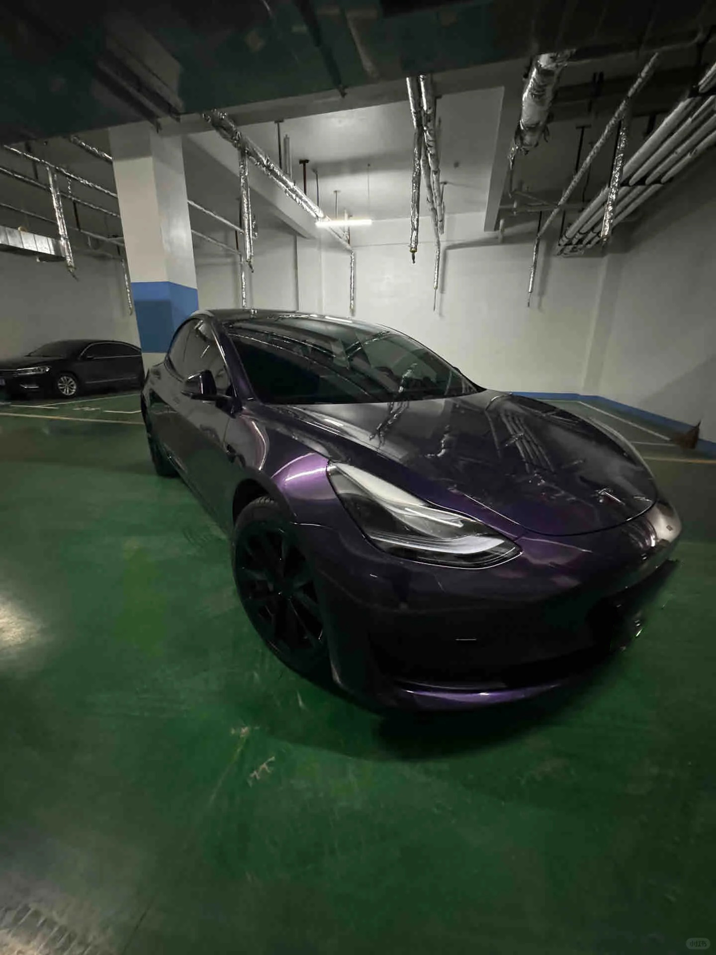 Ravoony Plus PET Gloss Ghost Midnight Purple Car Vinyl Wrap review Brian white