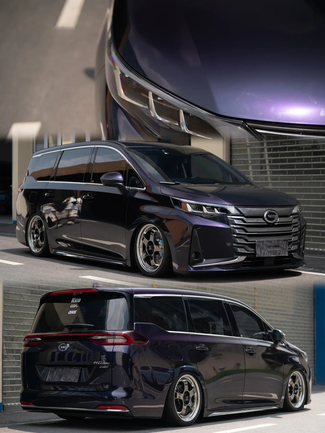 Ravoony Plus PET Gloss Ghost Midnight Purple Car Vinyl Wrap review Jessica liu