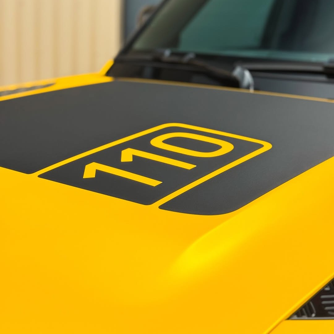 Ravoony Plus Matte Metallic Yellow Car Wrap review Brian Thompson 01