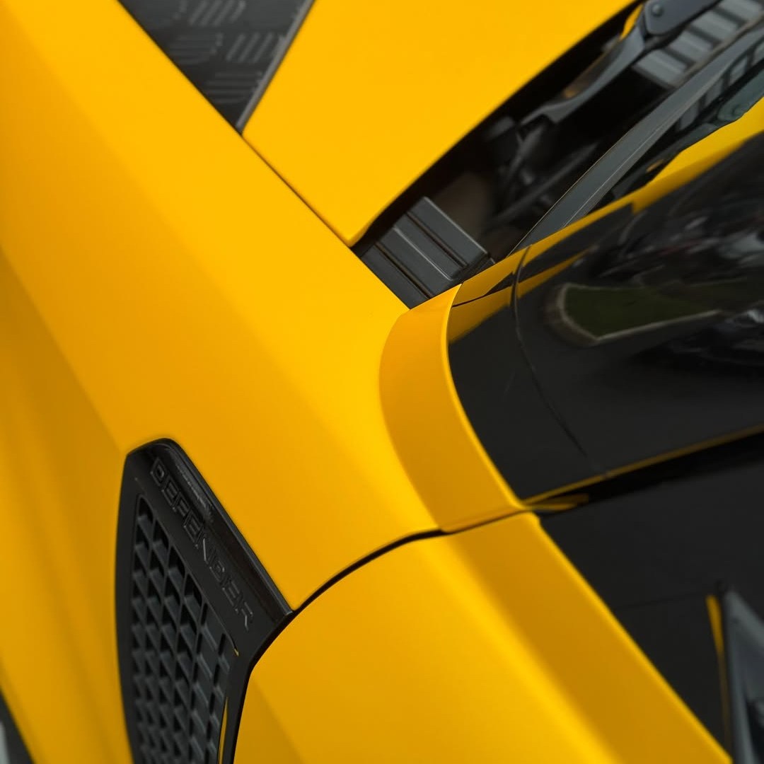 Ravoony Plus Matte Metallic Yellow Car Wrap review Brian Thompson 03