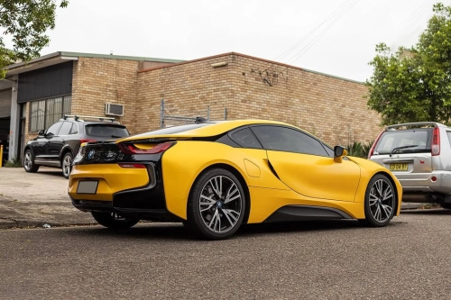 Ravoony Plus Matte Metallic Yellow Car Wrap review 