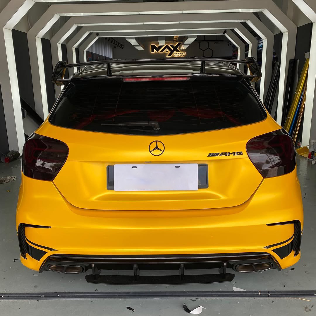 Ravoony Plus Matte Metallic Yellow Car Wrap review Christopher Lee